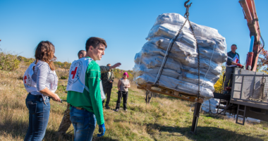 Response to harsh temperatures in the Donbas