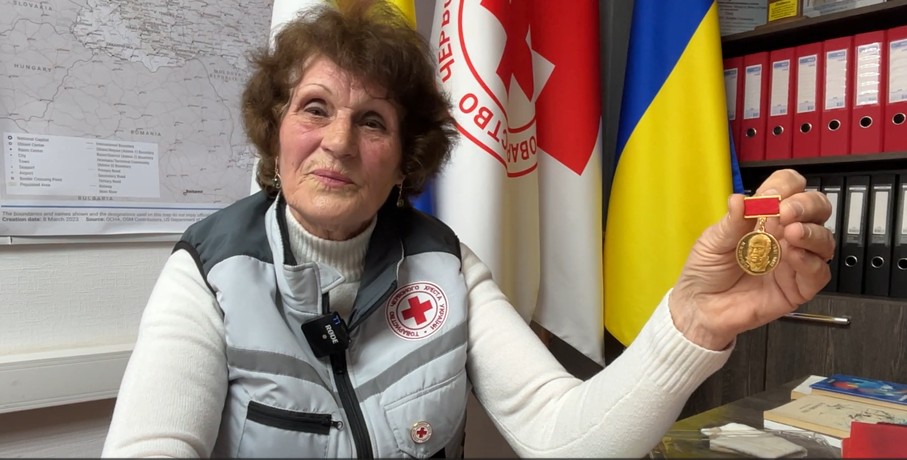 Валентина Ігнатіївна Яловенко. Фото: Olena Florenska/ICRC
