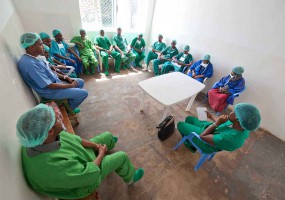 Training hospital staff on theatre best practice