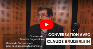 Conversation avec Claude Bruderlein, directeur de FrontLine Negociations