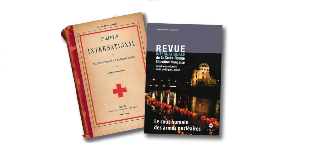 Conversation avec Vincent Bernard à l’occasion des 150 ans de la Revue internationale de la Croix-Rouge
