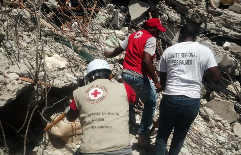 Tremblement de terre et tempête à Haïti, la Croix-Rouge se mobilise