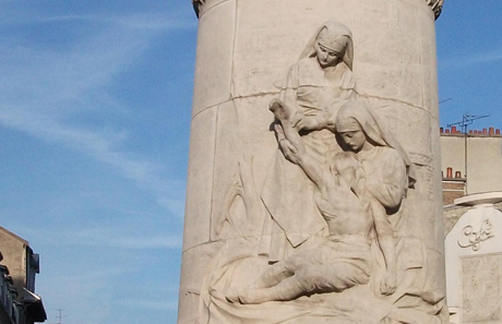Il y a cent ans, la création du « Monument aux infirmières du monde » à Reims