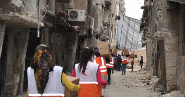 סוריה: הוועד הבינלאומי של הצלב האדום סיפק סיוע רפואי הנחוץ בדחיפות למחנה ירמוך