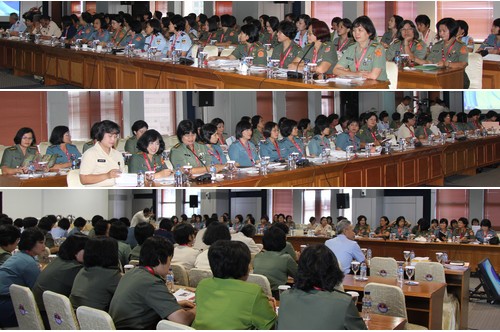 Seminar Sehari HHI dalam Pelaksanaan Tugas Wanita Guna Mendukung Operasi Militer