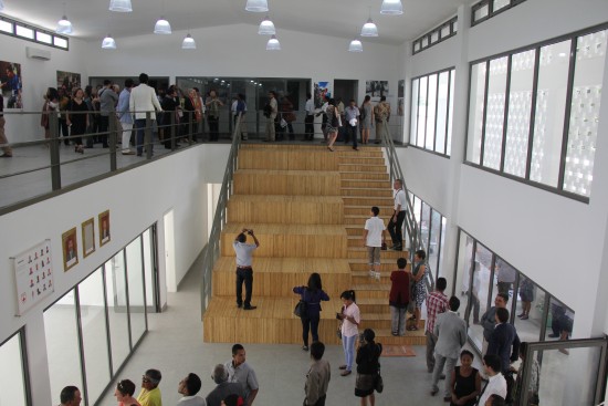 Suasana ruangan dalam Markas Besar CVTL ketika gedung ini telah resmi dibuka. ©ICRC/Mia Pitria