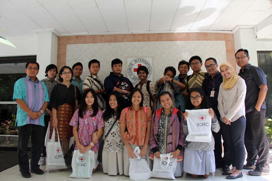 Orientasi Profesi SMA Gonzaga ke ICRC Jakarta