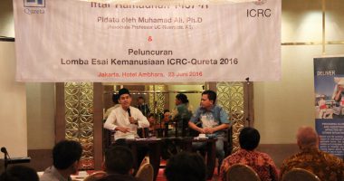 Iftar Ramadan dan Peluncuran Lomba Esai Kemanusiaan kerjasama ICRC dengan Qureta