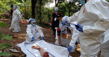Lokalatih manajemen jenazah bersama PMI Bandung