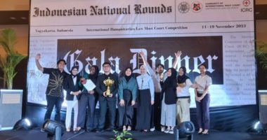 Universitas Islam Indonesia Raih Juara dalam 18th Indonesian Round of IHL Moot Court Competition 2023