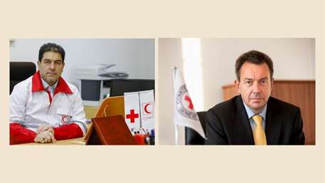 تبریک رئیس کمیتۀ بین‌المللی صلیب سرخ به کریم همتی برای انتصاب به ریاست جمعیت هلال احمر ایران