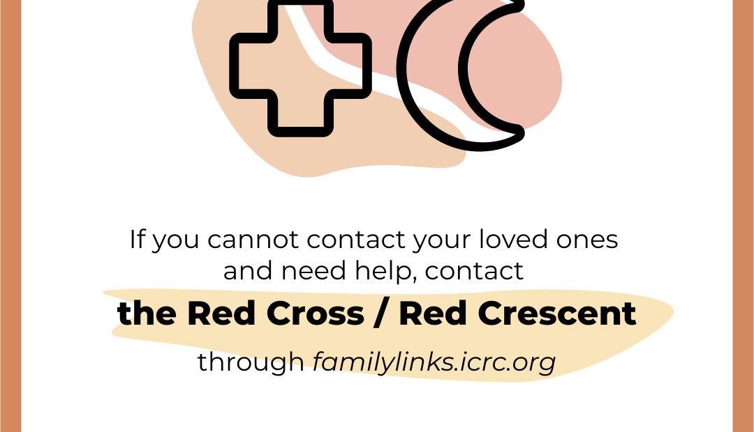 Restoring Family Links in the time of COVID19: What to do to prevent losing contact with our family members