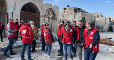 سوریه: رئیس کمیته بین‌المللی صلیب سرخ پس از زلزله از حلب بازدید کرد