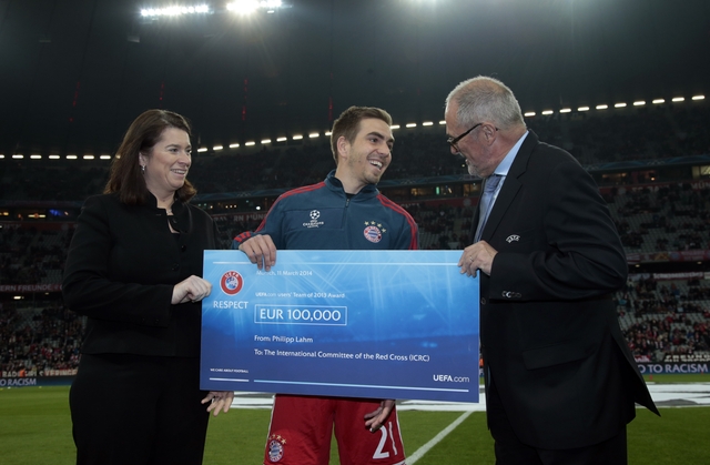 Philipp Lahm and UEFA donate 100,000 euros for physical rehabilitation in Afghanistan