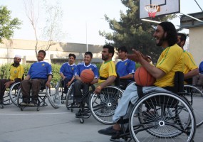Afghanistan wheelchair basketball players carry the ball to Italy for first time