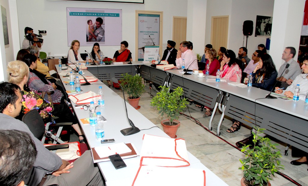 Tiffin Talk: ICRC New Delhi sets ball rolling for series of informal chats on humanitarianism