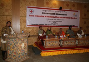 ICRC-Journalists’ Association Bhutan hold media workshop on ethics of reporting in emergencies