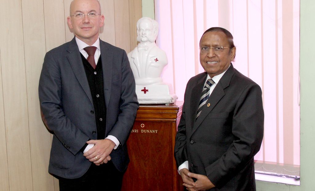 ICRC Director General visits Indian Red Cross