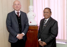 ICRC Director General visits Indian Red Cross