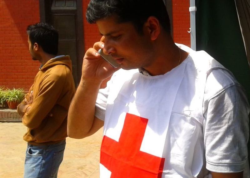 Nepal Red Cross Volunteers at the Heart of Movement’s Response