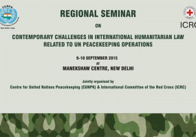 First Regional Seminar on Challenges in IHL Related to UN Peacekeeping Ops