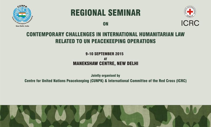First Regional Seminar on Challenges in IHL Related to UN Peacekeeping Ops