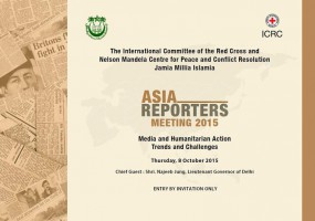 Asia Reporters Meet to Discuss Media & Humanitarian Action