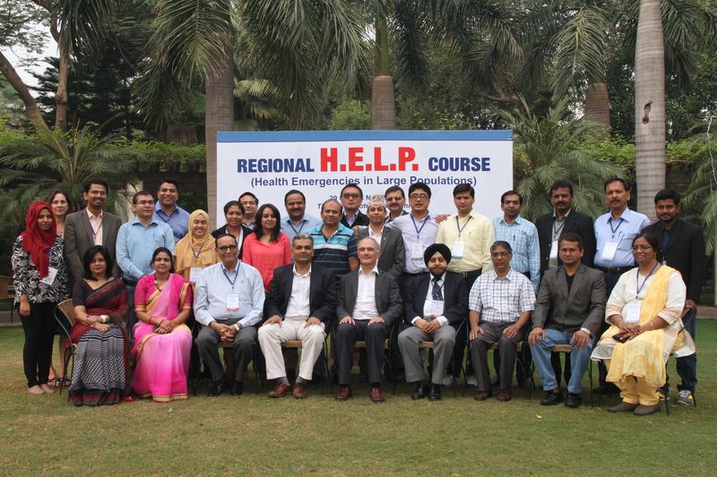 India hosts its first Health Emergencies in Large Populations (H.E.L.P.) course