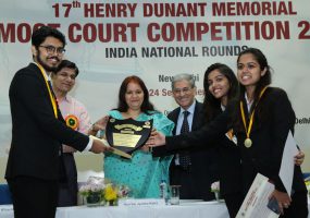 Nirma University wins 17th edition of the Henry Dunant Memorial Moot Court Competition 2017
