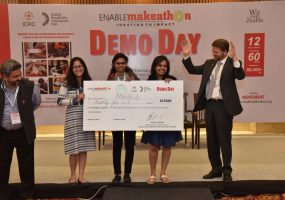 एनेबल मैकाथन 2.0 डेमो दिवस में मुंबई की ब्लीटेक टीम  25,000 डॉलर जीती