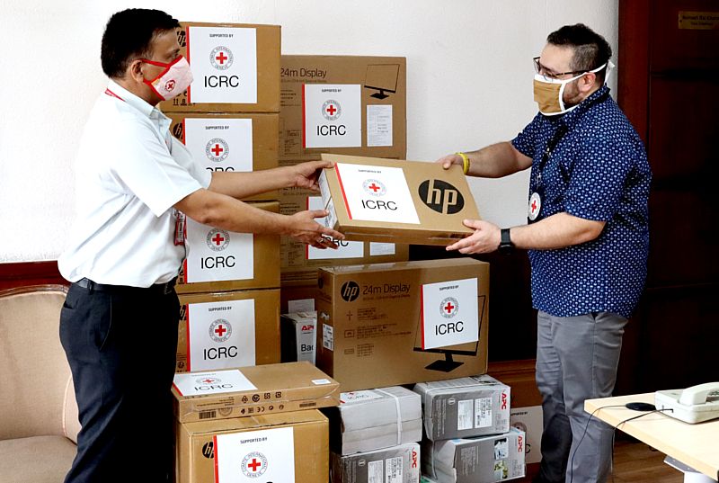 ICRC provides Information and Communication Technology aid to IRCS for a paperless future