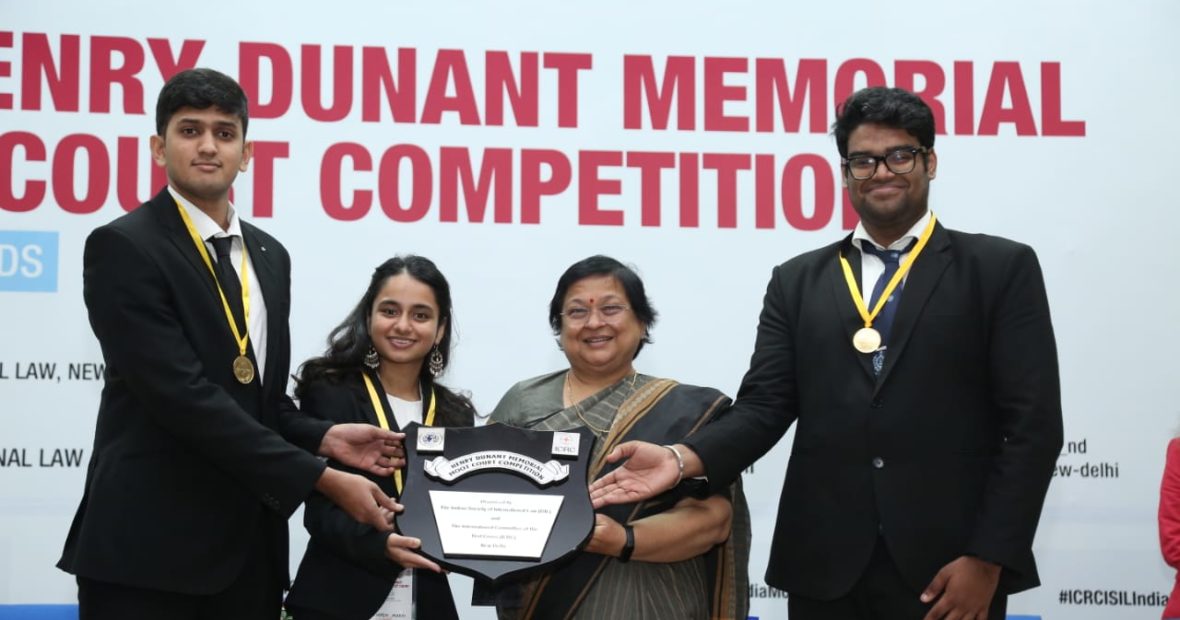 Maharashtra National Law University, Mumbai wins the 21st Henry Dunant Memorial Moot Court Competition