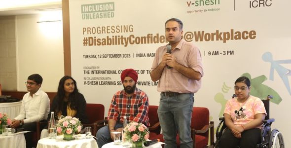 ICRC conducts a sensitization event for employers on disability inclusion at workplaces in New Delhi