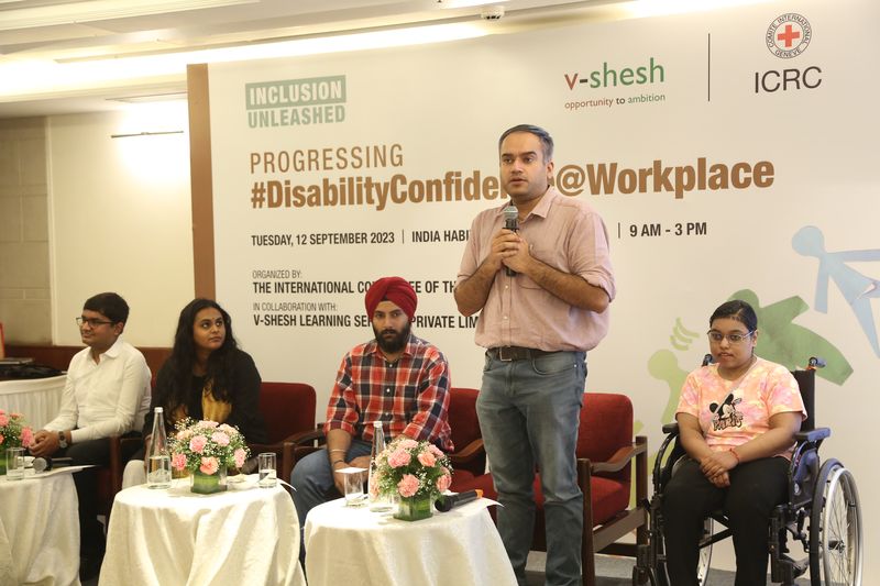 ICRC conducts a sensitization event for employers on disability inclusion at workplaces in New Delhi
