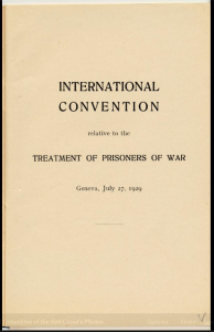 อนุสัญญาเจนีวา เกี่ยวกับการดูแลนักโทษสงคราม