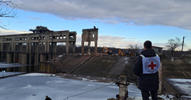 Україна: Завдяки ремонту двох гребель зменшено ризики для населення